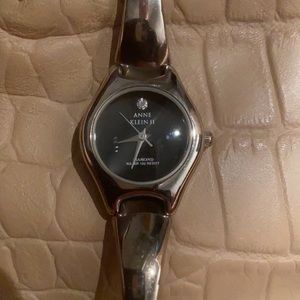Anne Klein Diamond Water-Resistant Bracelet Watch